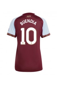 Aston Villa Emiliano Buendia #10 Jalkapallovaatteet Naisten Kotipaita 2025-26 Lyhythihainen